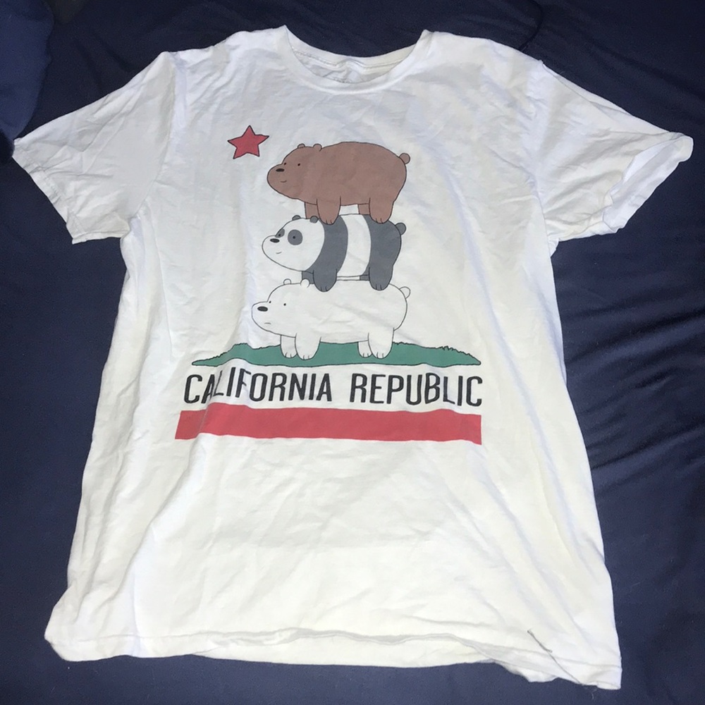 BARE BEARS CALIFORNIA REPUBLIC T SHIRT